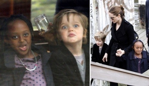 Angelina Jolie,figli,spasso,barca